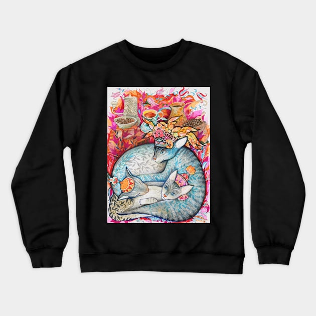 oriental beauties Crewneck Sweatshirt by CATS ART